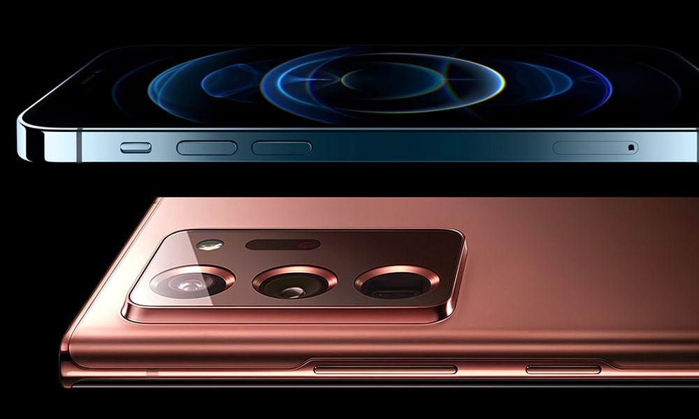 So sánh iPhone 12 Pro Max và Samsung Galaxy Note 20 Ultra 5G